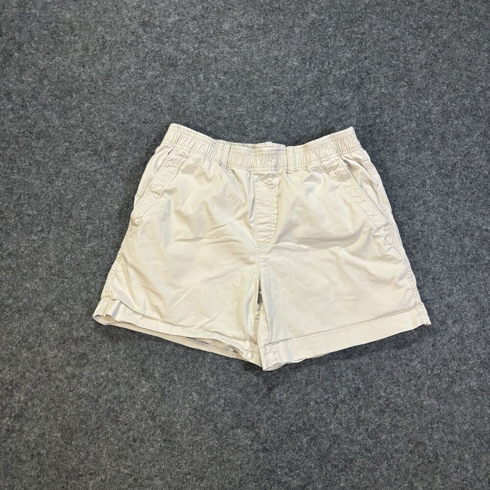 Polo Ralph Lauren Shorts Men's Small Elastic Waist Chino Cotton Khaki